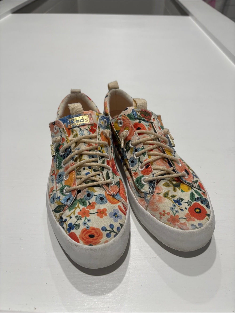 Keds Rifle Paper Co Floral tennis shoes